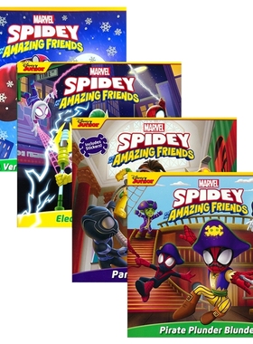 Marvel Spidey And His Amazing Friends 蜘蛛侠与朋友们 漫威图画故事书 英语读物 英文原版进口儿童图书