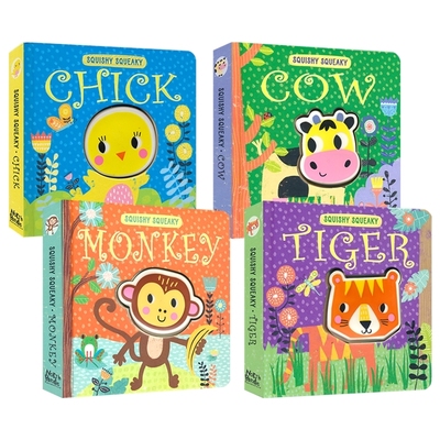 幼儿按压发声书趣味动物主题