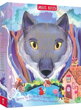 【自营】A Fairy Tale Treasury 英文经典童话合集 格林童话 安徒生 小红帽 冰雪皇后 灰姑娘 长发公主 拇指姑娘 睡美人 英文原版