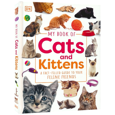 【自营】DK My Book Of Cats And Kittens 我的猫猫之书 动物科普 儿童百科科普读物 精装 英文原版进口图书