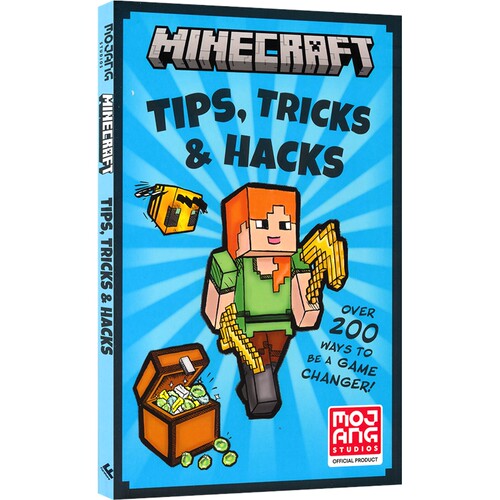 Minecraft  Tips, Tricks and Hacks 我的世界 技巧、窍门与秘籍 游戏指南 7-12岁 小学生课外读物 英文原版进口图书