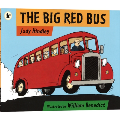 The Big Red Bus 大红巴士互动故事书 幼儿启蒙必备 亲子共读绘本 Judy Hindley 3-6岁儿童英语学习 英文原版进口图书