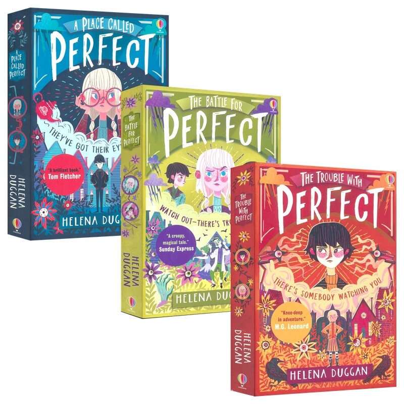 【自营】Usborne A Place Called Perfect 英文原版完美小镇1-3册 尤斯伯恩 奇幻悬疑冒险小说 犯罪小说奖 青少年章节故事书