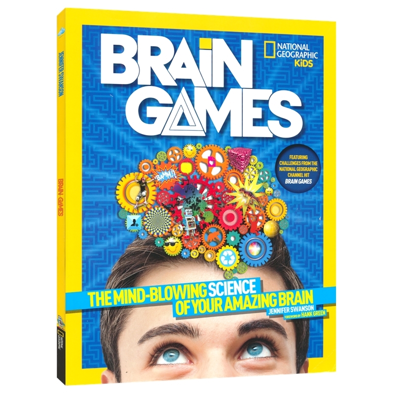 National Geographic Kids Brain Games 国家地理 少儿儿童版 大脑活动 百科科普 英文原版进口图书