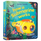 Inside 少儿百科科普 尤斯伯恩偷偷看里面 Works 工作原理 英文原版 进口儿童图书 潜水艇 How Submarine Peep Usborne