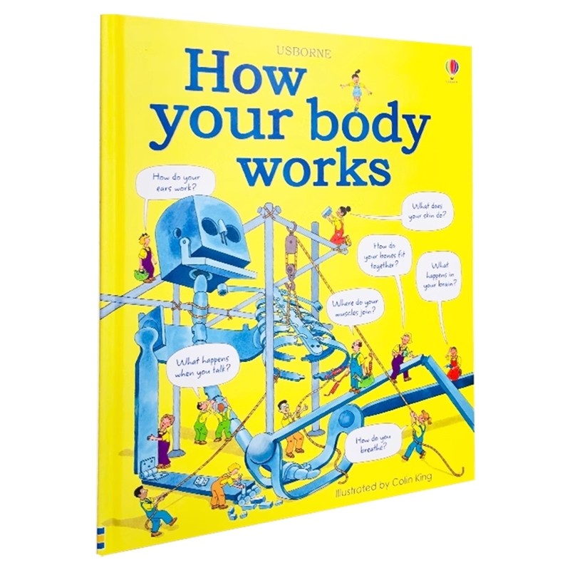 Usborne How Your Body Works 尤斯伯恩 你的身体是如何运作的 儿童科普早教 英语常识 科普启蒙  亲子读物 9岁+ 英文原版进口图书