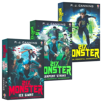 21% Monster  Ice Giant  Serpent Strike 21% 怪兽系列  3册 儿童科幻冒险故事 外星人 青少年课外读物 英文原版进口图书