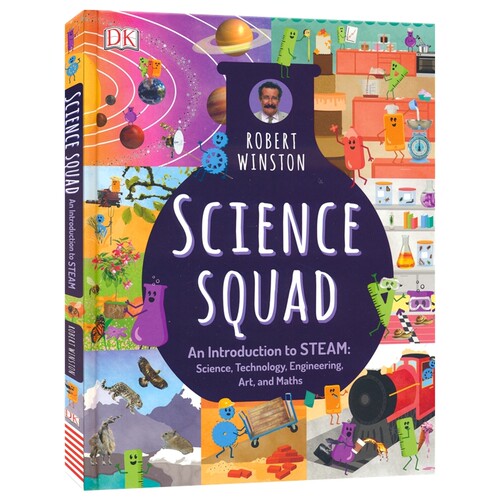 DK Science Squad STEAM Science Technology Engineering Art Maths 科学小队 工程科学技术艺术数学 儿童科普 英文原版进口图书