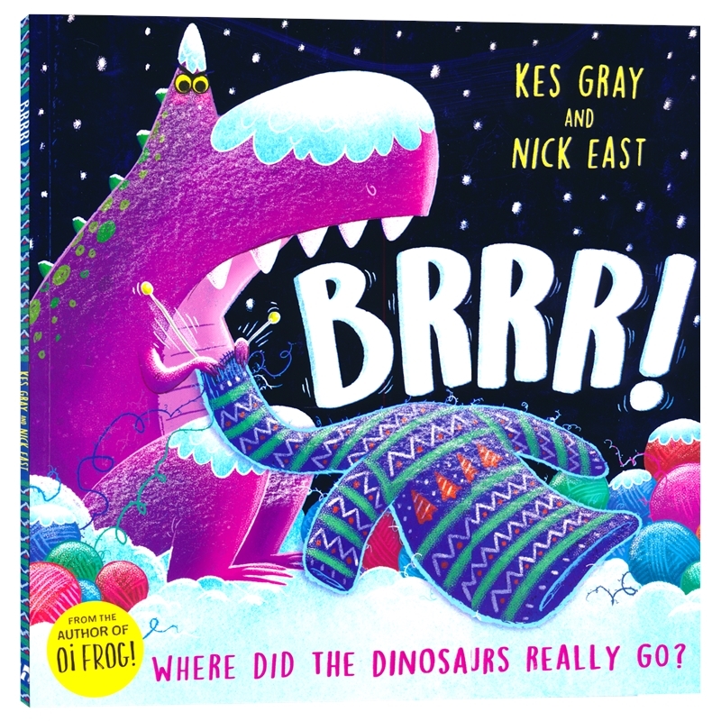 【自营】Brrr!  Where Did The Dinosaurs Really Go 恐龙到底去了哪里 儿童故事绘本 亲子互动 睡前读物 幽默搞笑 3-6岁 英文原版