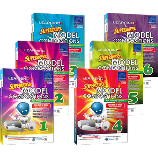 SAP Superduper Model Compositions 超赞英语范文训练练习册1-6年级 小学生英语作文写作指导书 新加坡英文教辅 英文原版进口图书
