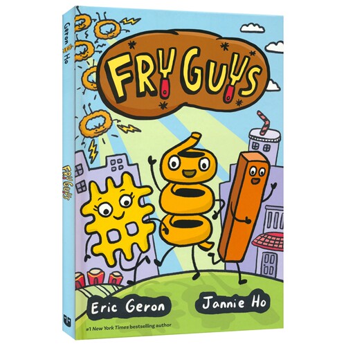 Fry Guys 炸薯三人组1 儿童桥梁漫画 小初文学 全彩图像小说 图画故事书 精装绘本读物 英文原版进口童书