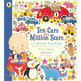 Ten Cars and a Million Stars A Counting Storybook 十辆汽车和一百万颗星星 学数数 图画故事书 启蒙认知 英文原版进口儿童图书
