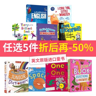 英文原版 百科常識(shí) SAP小學(xué)英語詞匯教輔 章節(jié)小說 故事繪本 科普讀物 5件5折 早教啟蒙認(rèn)知 進(jìn)口兒童圖書