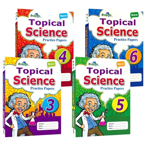 Dolphin New Topical Science Practice Papers 3-6 新加坡科学 新主题科学练习卷 3-6年级 英文原版进口图书