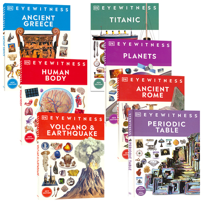 DK Eyewitness 目击者系列 元素周期表古希腊古罗马历史人体行星火山地震 儿童科普百科读物 大开本 英文原版进口图书