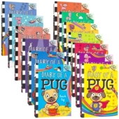 Talent off Blasts Got 哈巴狗日记13册 英文原版 进口儿童图书 Pug 学乐大树系列Branches英语全彩桥梁书 Diary