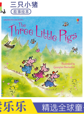 Usborne Picture Books Three Little Pigs 三只小猪 儿童英语经典童话故事 英文启蒙读物 英文原版进口图书