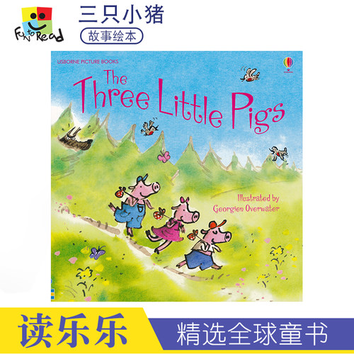 Usborne Picture Books Three Little Pigs 三只小猪 儿童英语经典童话故事 英文启蒙读物 英文原版进口图书