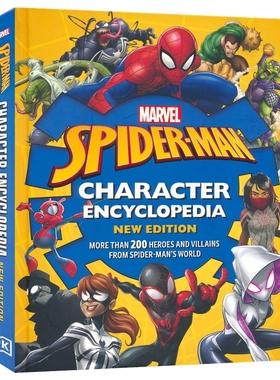 DK Marvel Spider-Man Character Encyclopedia New Edition 漫威蜘蛛侠角色百科全书 新版 精装英版 英文原版进口图书