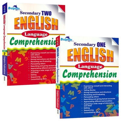 Casco Sec English Language Comprehension 1-2 新加坡英语 初中英语阅读理解 1-2年级 2册套装 中学英语教辅 英文原版进口书