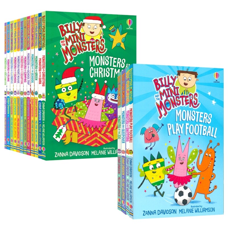 Billy And The Mini Monsters 比利和小怪兽 友谊故事 初级章节桥梁书 6-9岁 冒险 英语课外读物 英文原版进口儿童图书