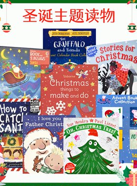 【自营】Peppa Pig Advent Calendar Book 圣诞书单合集 小猪佩奇齐先生妙小姐 圣诞倒数日历 故事绘本 英文原版进口图书