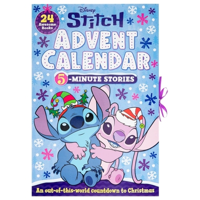 【自营】Disney Stitch Advent Calendar 5-minute Stories 迪士尼史迪奇圣诞倒数日历 5分钟故事盲盒书24册 绘本 英文原版进口