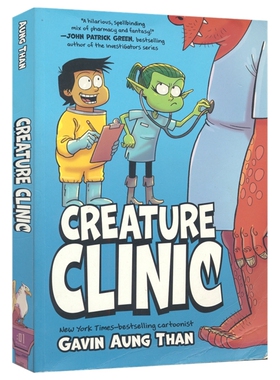 【自营】Creature Clinic 生物诊所 奇幻药学 儿童图画图像小说 全彩漫画书 英文原版进口图书