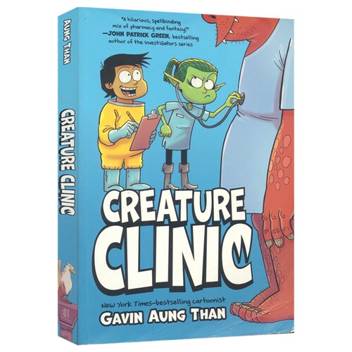 【自营】Creature Clinic 生物诊所 奇幻药学 儿童图画图像小说 全彩漫画书 英文原版进口图书