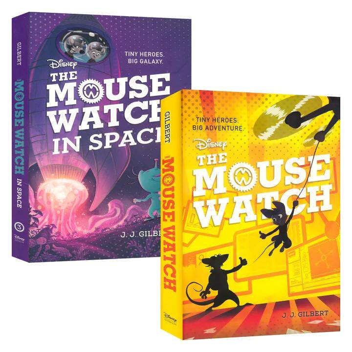 The Mouse Watch 鼠特工队1&3 Mouse Watch in Space 星际行动 英语章节书 中年级动作冒险奇幻小说 英文原版进口儿童图书