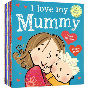 I Love My Daddy Mummy Grandad Granny Birthday Dinosaur 我爱系列故事绘本 睡前读物 长颈鹿不会跳舞作者 英文原版进口儿童图书