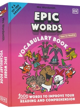 DK Mrs Wordsmith Epic Words Vocabulary Book 沃德史密斯夫人词汇大全 精装 英语学习教辅 英文原版进口
