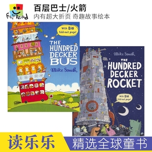 亲子英语读物 进口图书 Bus 儿童奇趣故事绘本 开发想像力 百层巴士火箭 Decker Rocket 英文原版 The 习惯养成 Hundred