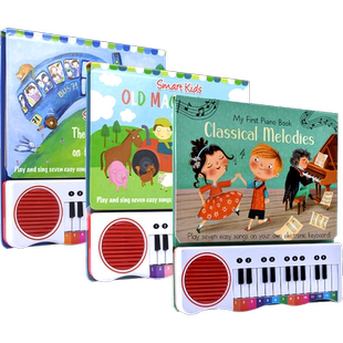 My First Piano Book Classical Melodies 我的第一本钢琴书 童谣琴键发声书 经典名曲 儿童音乐启蒙 英文原版进口图书