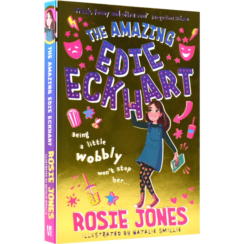 The Amazing Edie Eckhart 了不起的伊迪·艾克哈特 英文章节书 黑白插图 8-12岁 小学生课外读物 英文原版进口图书