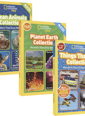 National Geographic Kids Ocean Animals Planet Earth Things That Go 美国国家地理分级读物 儿童英语读物 英文原版进口图书