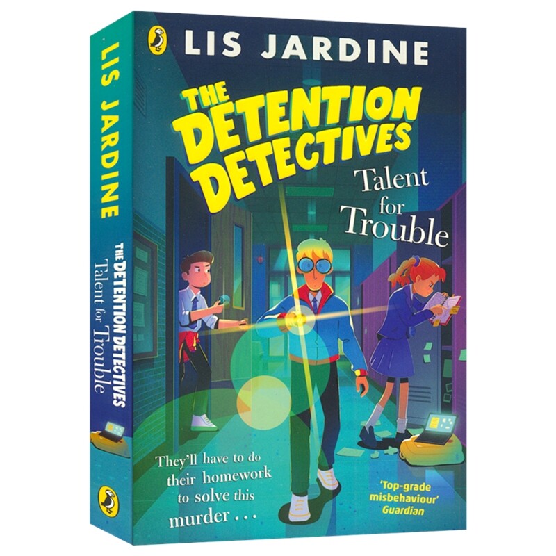 The Detention Detectives 留校侦探团3 英文原版章节小说 天才惹祸精 青少年英语课外读物 进口儿童图书 Talent for Trouble