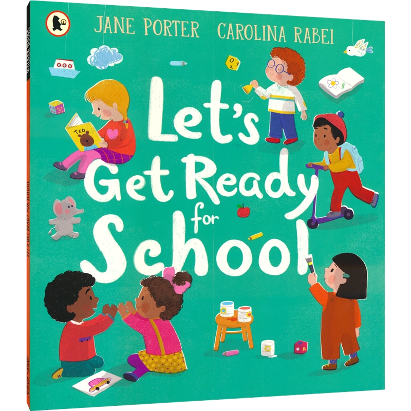 Let's Get Ready for School  准备上学了 入园绘本 亲子共读 缓解上学紧张情绪 3-6岁 英语启蒙读物 英文原版进口图书 