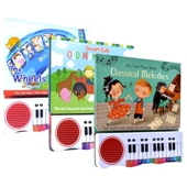 名曲 我 Piano 童谣琴键发声书 Book 第一本钢琴书 First 儿童音乐启蒙 Melodies 进口图书 Classical 英文原版 经典