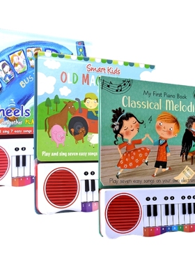 My First Piano Book Classical Melodies 我的第一本钢琴书 童谣琴键发声书 经典名曲 儿童音乐启蒙  英文原版进口图书