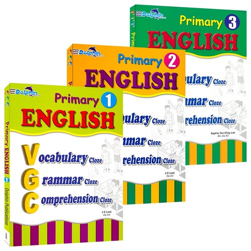 Dolphin Primary English Vocabulary Cloze Grammar Cloze Comprehension Cloze 新加坡小学英语 词汇语法 阅读理解 英文原版