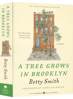 【自营】A Tree Grows in Brooklyn 75th Anniversary Edition 布鲁克林有棵树 75周年纪念版 现代文学 经典成长小说 英文原版进口