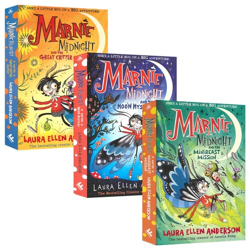 Marnie Midnight and the Moon Mystery 午夜玛妮系列1-3 章节小说 青少年英语课外读物 英文原版进口儿童图书