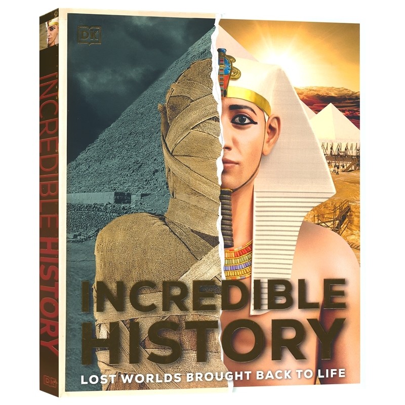 DK Incredible History 奇妙的历史 少儿百科 古代文明 中世纪文艺复兴 近代历史 金字塔 奥林匹克运动会 斗兽场 9-12岁 英文原版