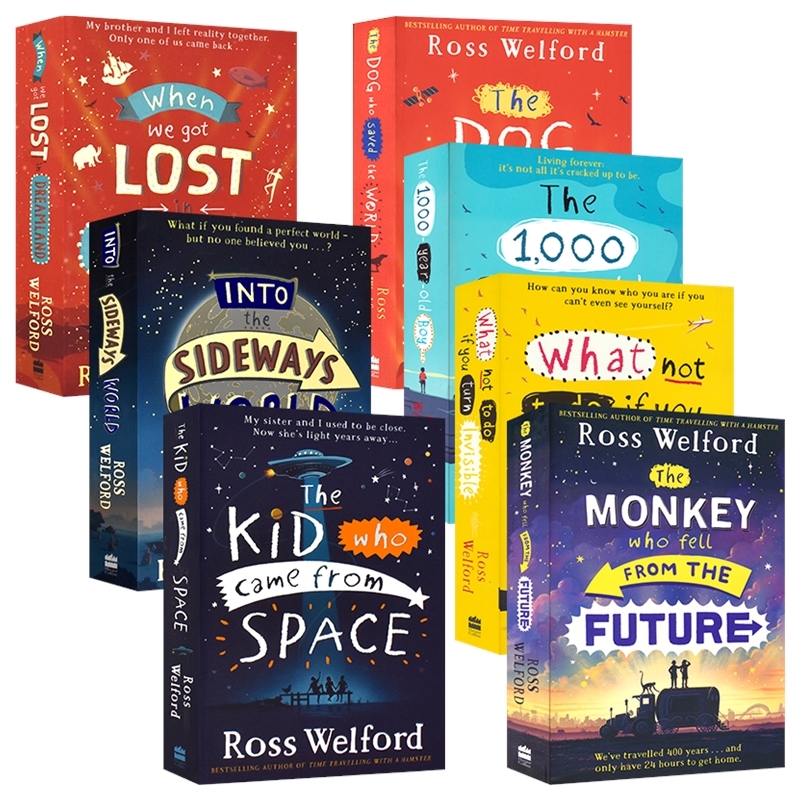 Ross Welford Collection 罗斯·威尔福德作品集 科幻佳作 幽默风趣 亲情友情 英语章节小说 青少年课外读物 英文原版进口儿童图书