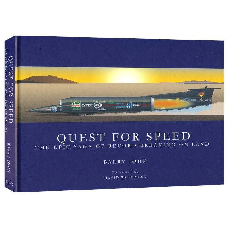 Quest For Speed The Epic Saga of Record-Breaking On Land 极速之旅 青少年百科科普读物 精装大开本 英文原版进口儿童图书