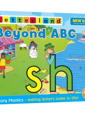 Beyond ABC Phonics New edition 进阶自然拼读 ABC字母启蒙 5-7岁 儿童英语单词启蒙 自然拼读练习册 字母发音 英文原版进口图书