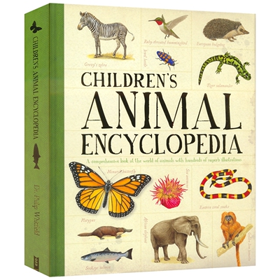 【自营】Children's Animal Encyclopedia 儿童动物百科全书 精装 动物知识指南 动物栖息地 行为特征 体型差异 英文原版进口图书