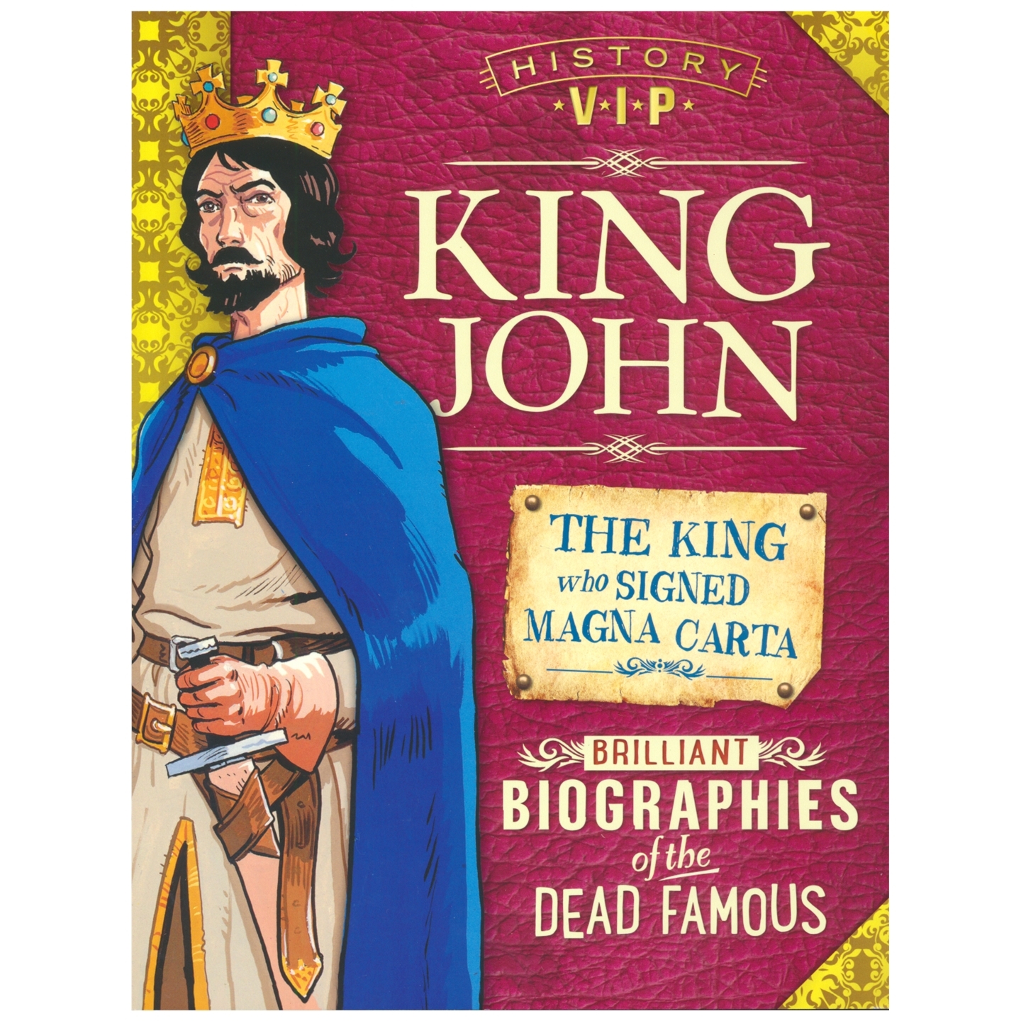 History VIP King John 英国约翰国王 名人传记 青少年历史百科科普读物 英文原版进口儿童图书