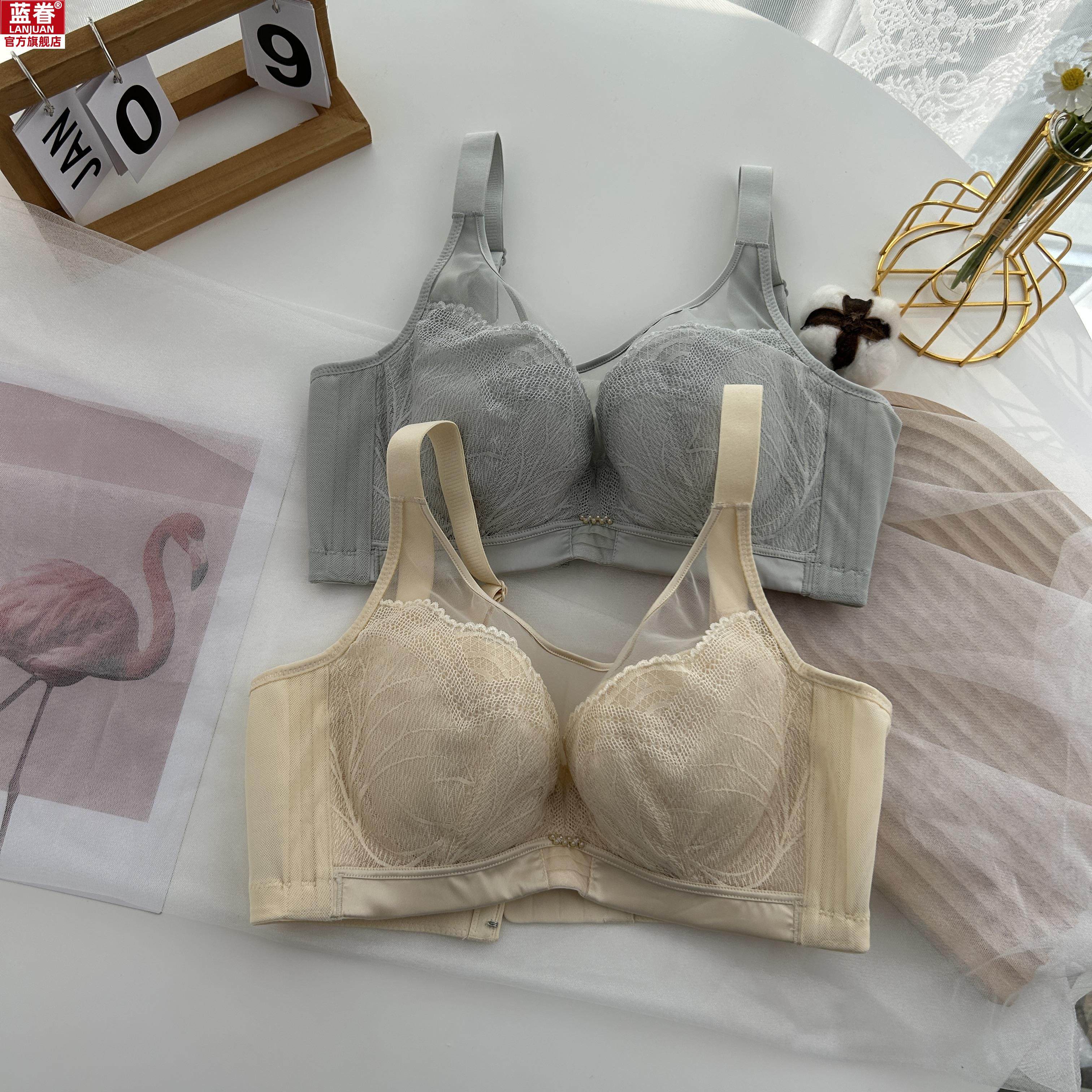 调整型抹胸式薄杯款夏季大胸显小全罩杯内衣上托防下垂收副乳文胸,女士内衣/男士内衣/家居服,文胸,淘宝优惠券,粉丝福利购,淘宝优惠卷